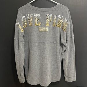 Victoria’s Secret PINK Varsity Sequin Sweatshirt
